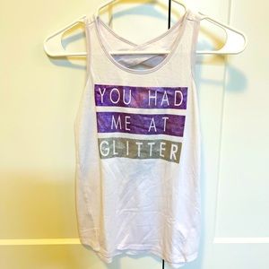 90 degrees by reflex: girls white tank